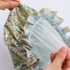 Double Shower Cap Waterproof Hair Cap Gold Printed Terylene Cotton Shower Cap Bathing Women