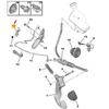 Clutch Hydraulic Line Mount for 301 2008 Corrosion Resistant Long Lasting Design Improved Shifting Response 9804237480