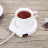 US Standard Plug Mug Warmer Uniform Heating Plate Cup Heating Pad Tea Thermal Mat  Office