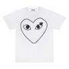 Cross-border American Trendy Brand Bestseller Heart-shaped Unisex 3D Printed Crew Neck Simple Casual Loose Short-sleeve T-shirt