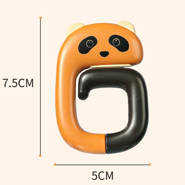 Plastic Bag Cute Animal Hook Travel Portable Hanging Decorative Table Purse Bag Hooks Wall Hanger Holder Handbag Hanger