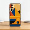 Geometric Bauhaus A-Art Phone Case Black Silicone Soft For Samsung Galaxy A73,A72,A71,A70,A53,A52,A51