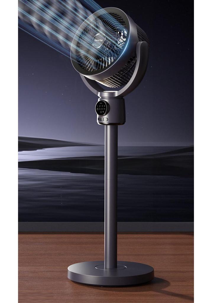 Smart Rechargeable Wireless Oscillating Fan with Timer for Indoor/Outdoor Use
