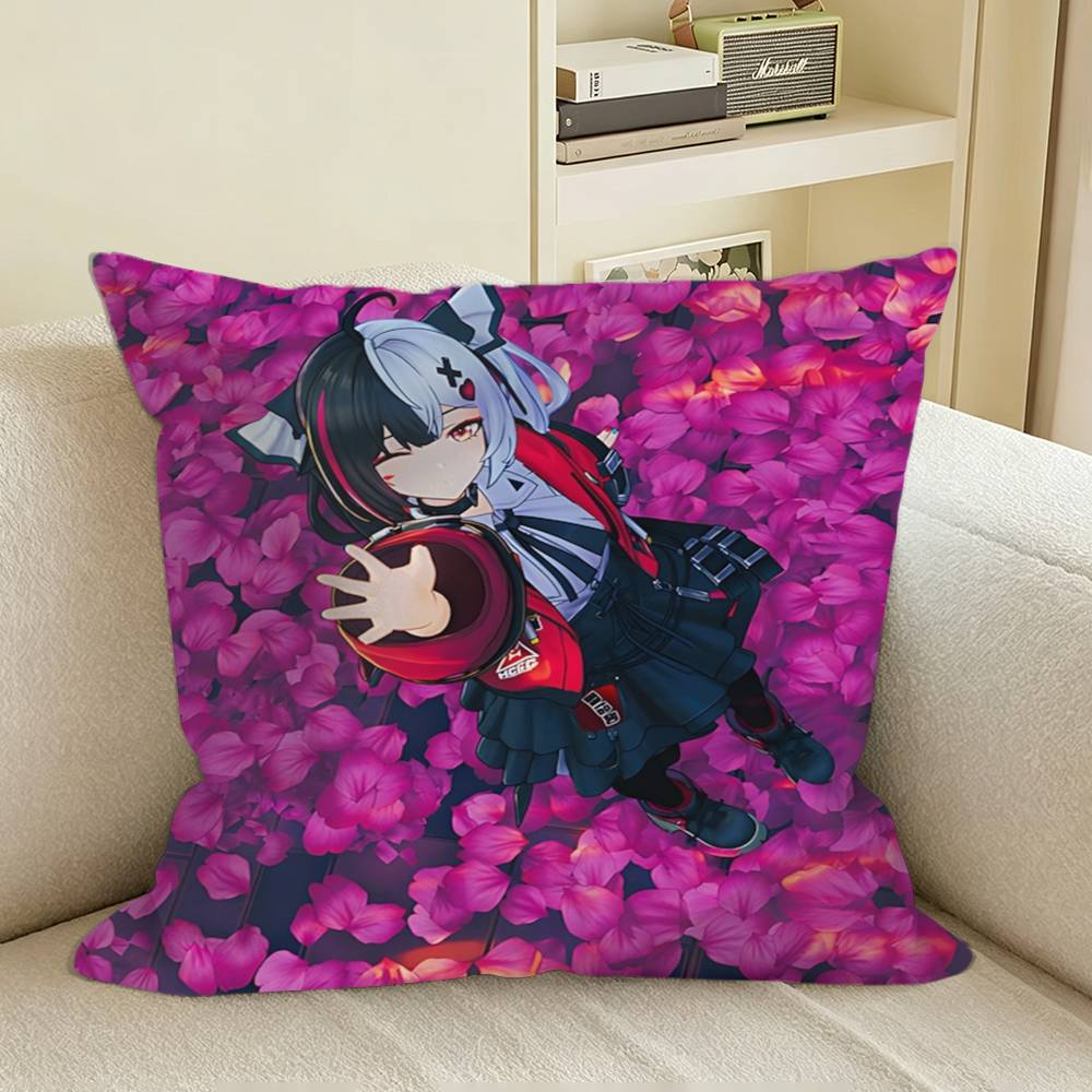 Goth Lacrimosa Game NTE Square Sofa Pillow Cover Solid Color Living Room Home Decor Cushion Case