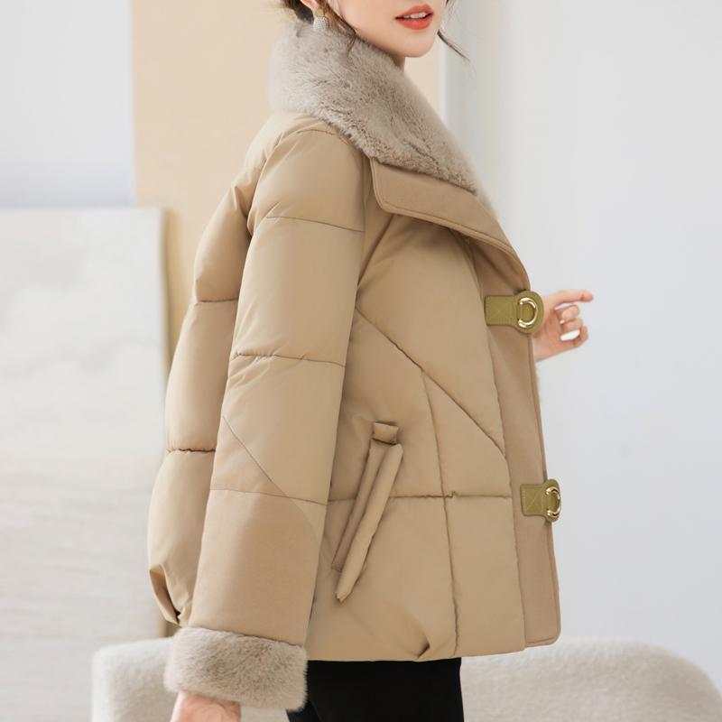 Fashion Winter Woman Parkas Loose Thick Warm Faux Fur Jackets Women's Coats