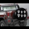 Skull Spare Tire Cover Sugar Skull Lover  Spare Tire Cover Halloween Gift Funny  CAR COVER Accessories Spare Covers