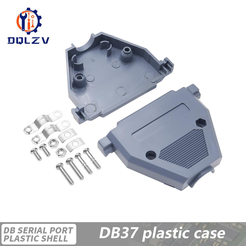 DB15 DB25 DB9 DB37 Parallel Serial Port Fmale/Male Solder Connector+Plastic Assemble Shell Cover 37 9 15PIN VGA Adapter