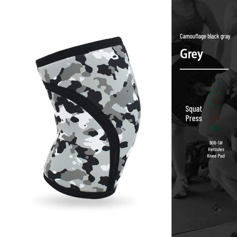 Hercules 5mm Neoprenowe Nakolanniki - Grube 7mm Kamuflażowy Design do Nurkowania, Podnoszenia Ciężarów i Przysiadów