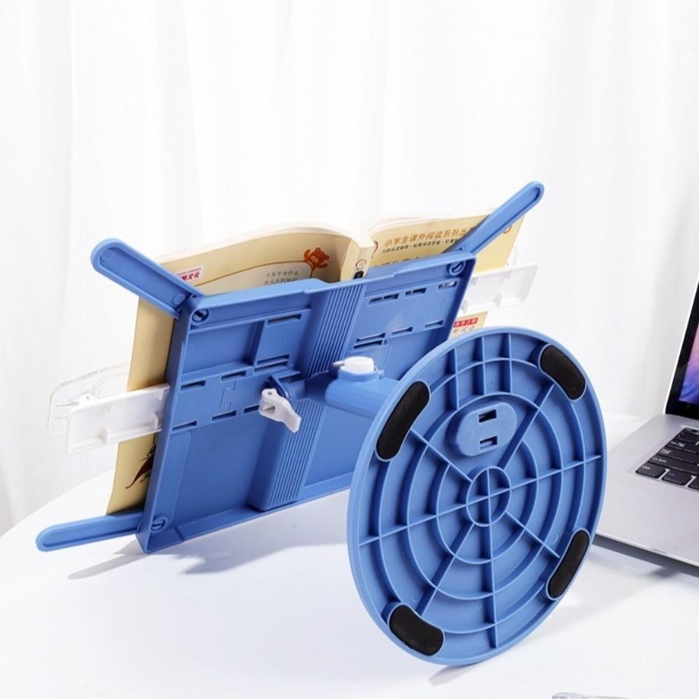 With Page Clip Lifting Reading Bookshelf Height Adjustable Children Reading Stand  Study Room
