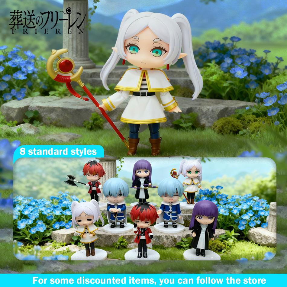 Frieren: Beyond Journey'S End 10Cm Anime Figures Frieren Himmel Action Figure Boys Gift Collection Model Doll Toys