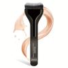 MAANGE Professional Foundation Brush - Soft Nylon Bristles, Elegant Brown Handle - For BB Cream, Liquid Foundation & Powder - Travel-Friendly