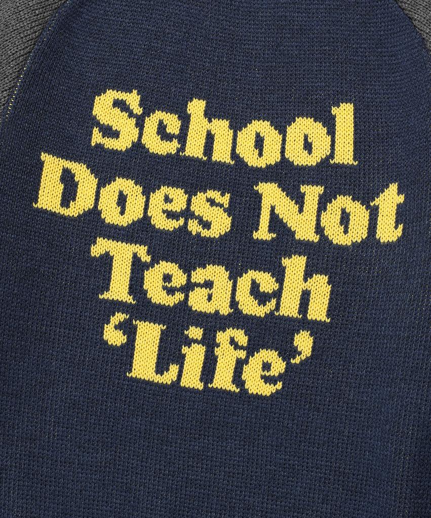 ISTKUNST Does Not Teach Knit_Navy(Ik2Efmk604A)