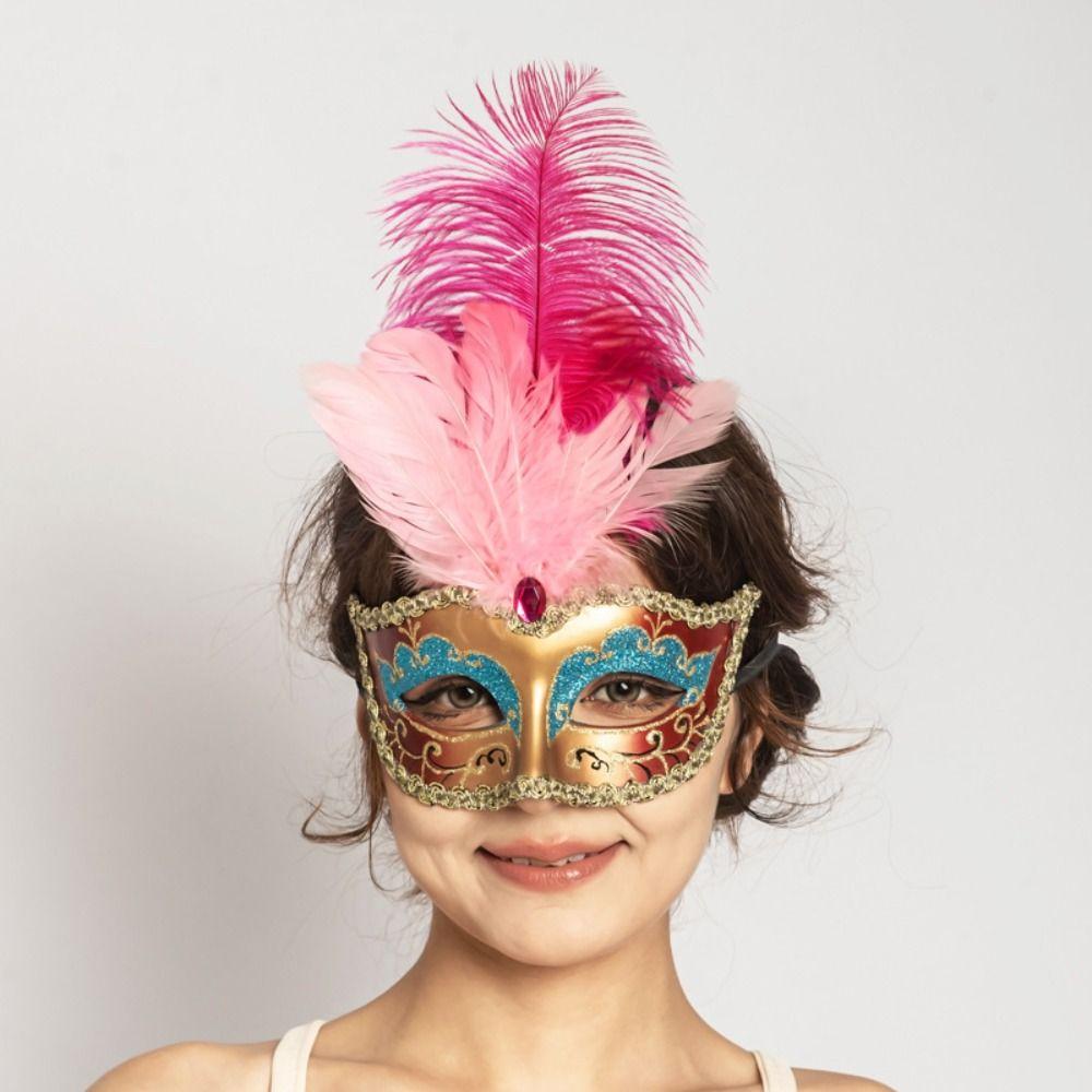 Seductive Style Half-Face Lace Mask Multicolor Masquerade Ball Mask Ladies