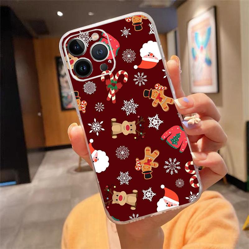 

Phone Case For iphone 17 Pro Max 17 Air 16 15 14 13 Pro Max 15 16 Pro 15Plus Christmas Cat Tree iphone 15