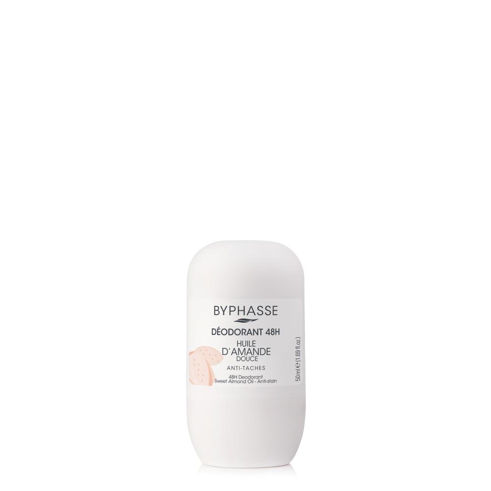 

Byphasse 48h Дезодорант з олією солодкого мигдалю (Котитися по) 1 pcs.