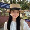 Summer Washable Folding Hat Women's Large Brim Sunscreen Sun Hat Women's Vacation Large Edge Cool Hat