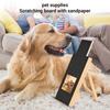 Dog Nail Scratch Board, Dog Nail Scratch Board With , Pull-Out Dog Nail File Board, Adjustable Height Dog Nail Scratching Board For All Breeds Dogs