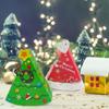 10pcs Exquisite Christmas Gift Candy Boxes Cute Storage Box Xmas Eve Packaging Bag  Holiday