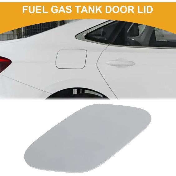 Fuel Tank Door Cap for Volkswagen Golf 5G 2014-2016 Fuel Filler Flap Cover for VW Golf BQ1 2017-2018 Clip Type No.5G0809909 Primer ABS Fuel Filler