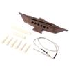 6 Pcs Brass Guitar Bridge Pins Guitar Bridge Strings With Guitar Bridge Pin Saddle Nutand Pickup Line Set Guitar Accessories