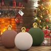 Velvet Inflatable Ornaments Balls Outdoor - 24 Inch Large Inflatable Christmas Balls, Reusable Blow Up Christmas Ornaments, Inflatable Xmas Decor for