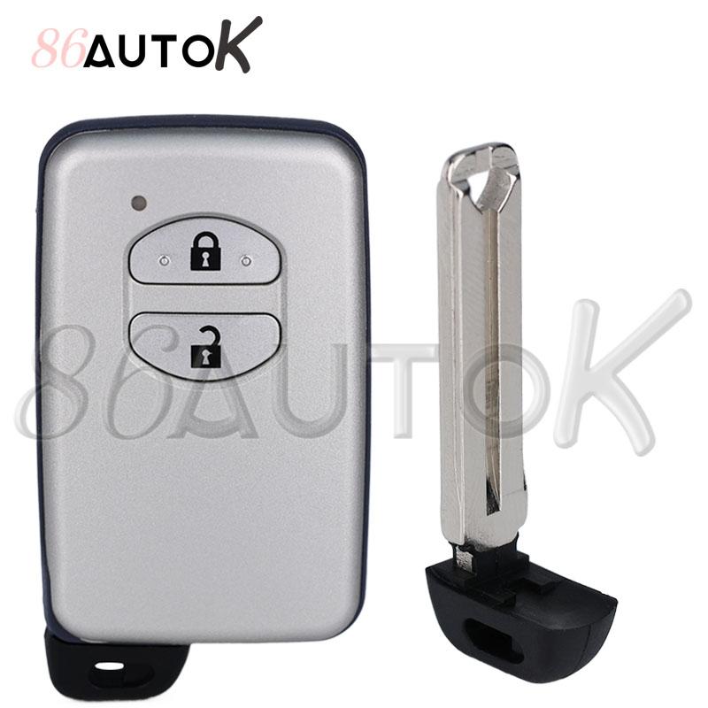Car Key Shell Smart Key Case For Toyota Camry Prius Rav4 Avalon Corolla Land Cruiser Venza Car Key Case Fob 2/3/4 Buttons