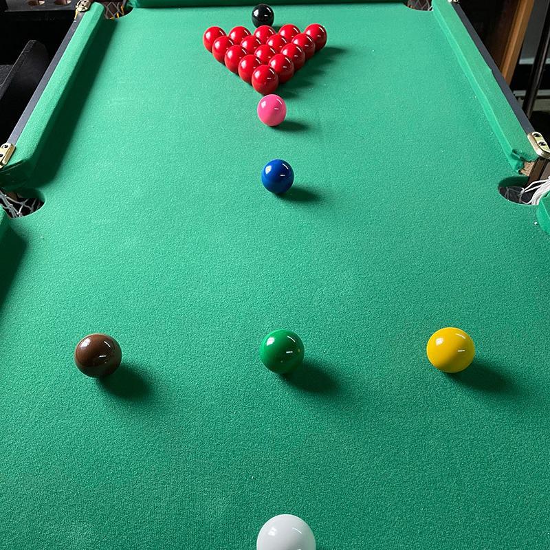 Mini Plastic Billiard Balls Set for Kids - 18mm, 25mm, 32mm Black Eight Balls, Toy Pool Balls