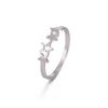 Stainless Steel Star Rings for Women Aesthetic Party Jewelry Gift for Friend