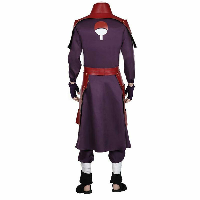 Anime Akatsuki Uchiha Madara Cosplay Kostým Pánský Brnění Podšívka Kalhoty Oblek Halloweenský Kostým Kostým na Večírek
