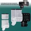 Digital Timer Fish Feeder For Aquariums Automatic Food Dispenser Quiet Operations Easy Installation Design for Pet Care