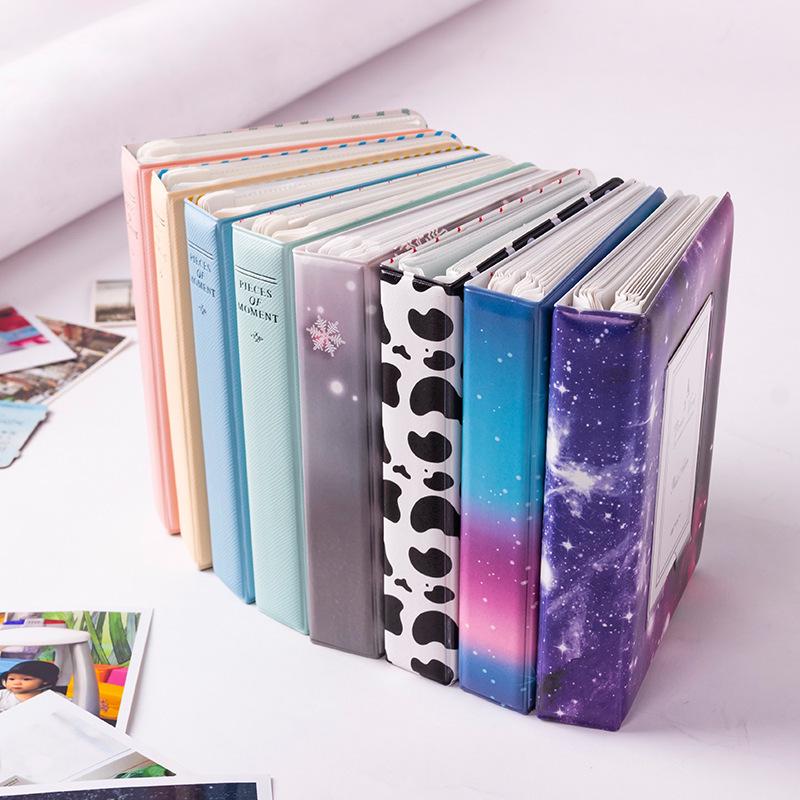 3-inch Double Grid Polaroid Photo Album: Cow Christmas Tree Edition, 64 Sheets, Commemorative Star Chasing Storage Christmas Edition