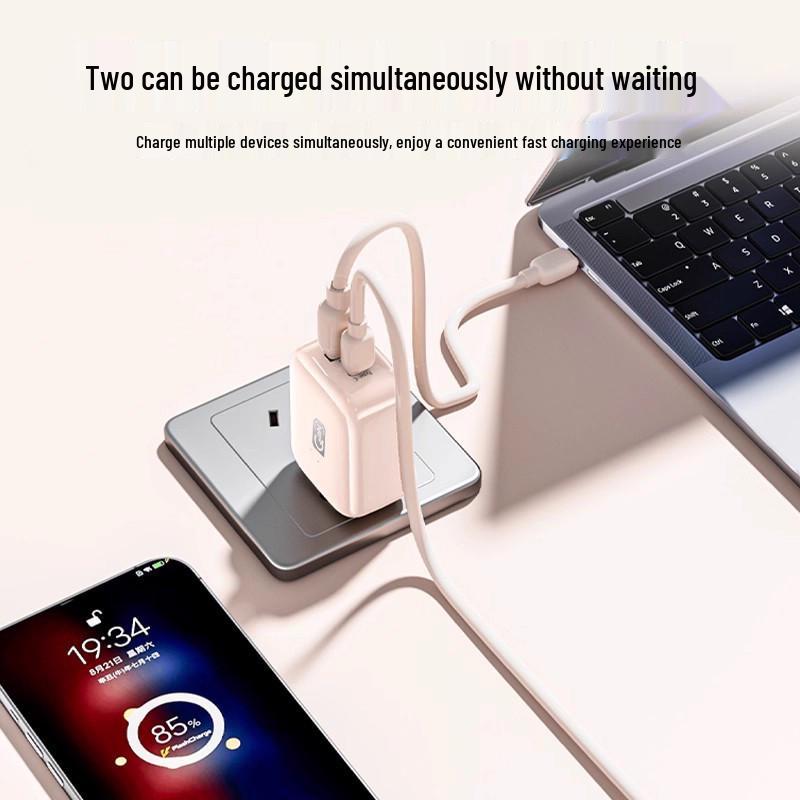Dual USB Fast Charging Cable for Huawei, Honor, Xiaomi, Apple, and Android Devices