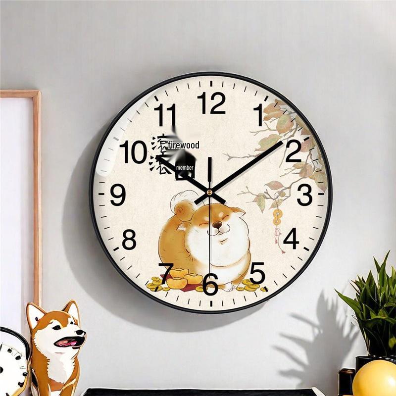 Chaiyuan 2025 Modern Silent Wall Clock for Living Room