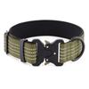 Heavy Duty Tactical Dog Collar with Quick Release Buckle Adjustable Reflective Pet Collar for Medium Large Dogs Outdoor Training
