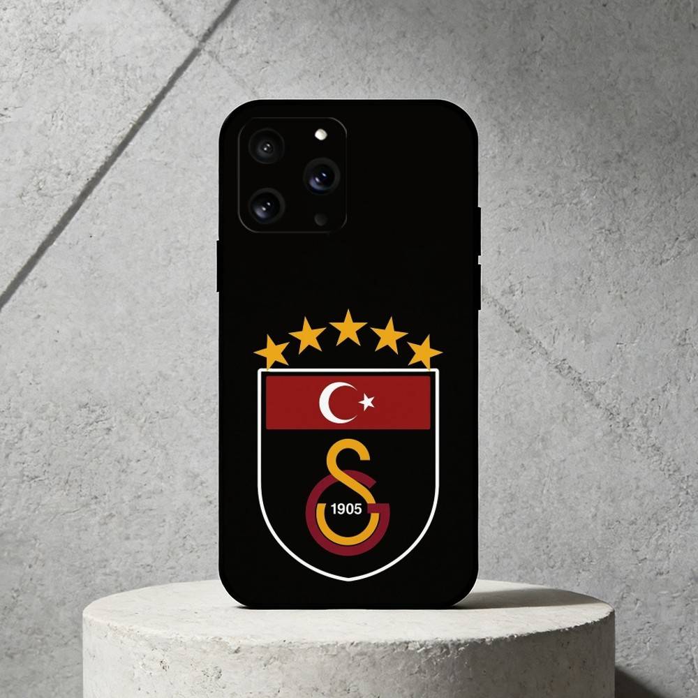 Coque de téléphone G-Galatasaray 1905 Silicone noir Souple Pour IPhone 17,16,15,14,13,12,11,SE,Plus Pro Max
