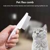 Lice Pet Comb Pet Hair Shedding Comb Stainless Steel Flea Comb for Cat Dog Long Hair Brush Pet Grooming Cleaning Supplies GSZ03