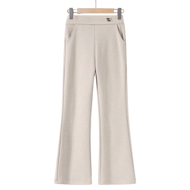 Yalu Mama Women's Autumn/Winter Micro Flared Casual Pants