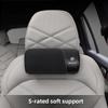 1Pcs Carbon Fiber Suede Car Headrest Seatbelt Shoulder Cover For Alfa Romeo 156 159 147 4C 8C 166 Giulia Giulietta Mito Stelvio zq5