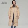 Snow Flying Women's Long Hooded Down Jacket