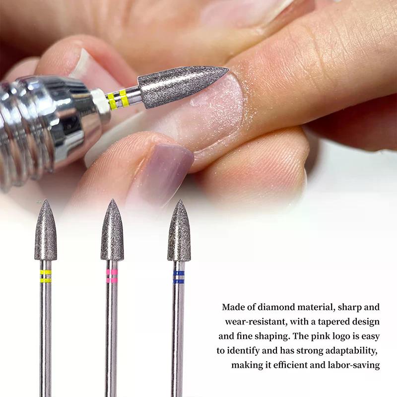 1Pcs Cone Nail Drill Bits Machine Pedicure Foot Cuticle Clean Tools Nail File Grinding Head Gel Polish Removal Nail Art Tools