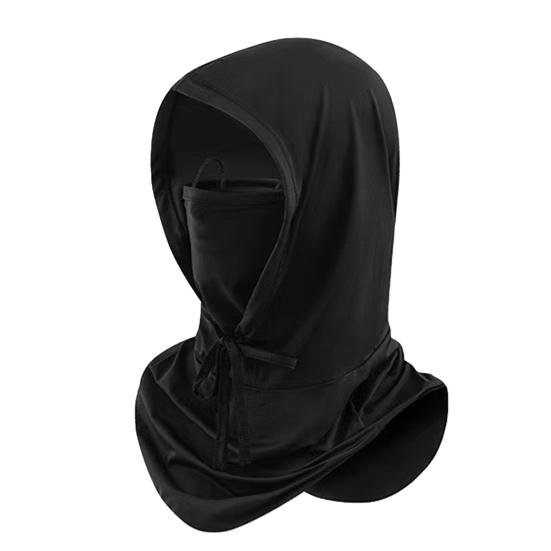 

Кепка от солнца для мужчин и женщин с защитой от ультрафиолета, бейсболка со съемной защитой лица и шейным клапаном для езды на велосипеде, рыбалки, пешего туризма, садоводства чёрный