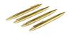 barrel Elegant Gold Twist Ballpoint Premium All-brass Pen, Boxed, K7-DS2-2, 2-Pack