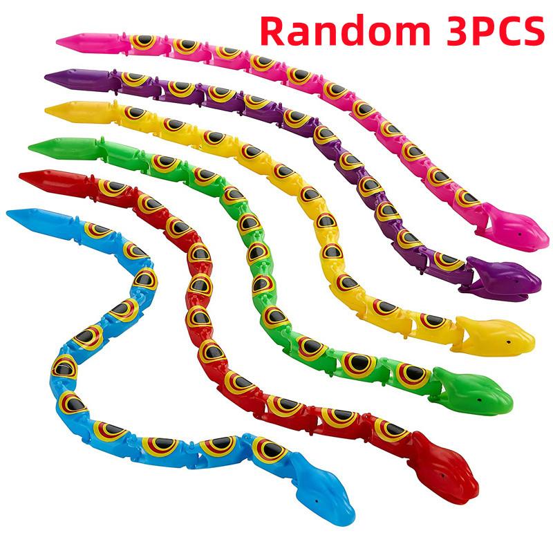 Children's Novel and Funny Simulation Toy Twist Snake Party Party Prank Joint Snake Toy Objet Insolite Cosas Raras Holiday Gift