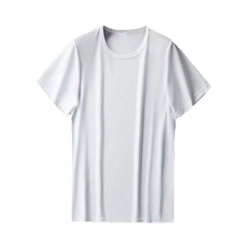 Men's Summer Ice Silk Quick-Dry Mesh T-Shirt - Comfortable, Breathable, Short Sleeve
