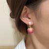 Silver Needle High-Class Rose Flower Real Flower Earrings Ear Pendants Real Flower Perpetual Flower Jewelry