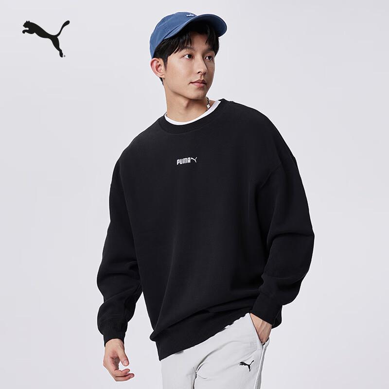 Puma 534365 Fleece Lined Oversize Crew Neck Sweatshirt