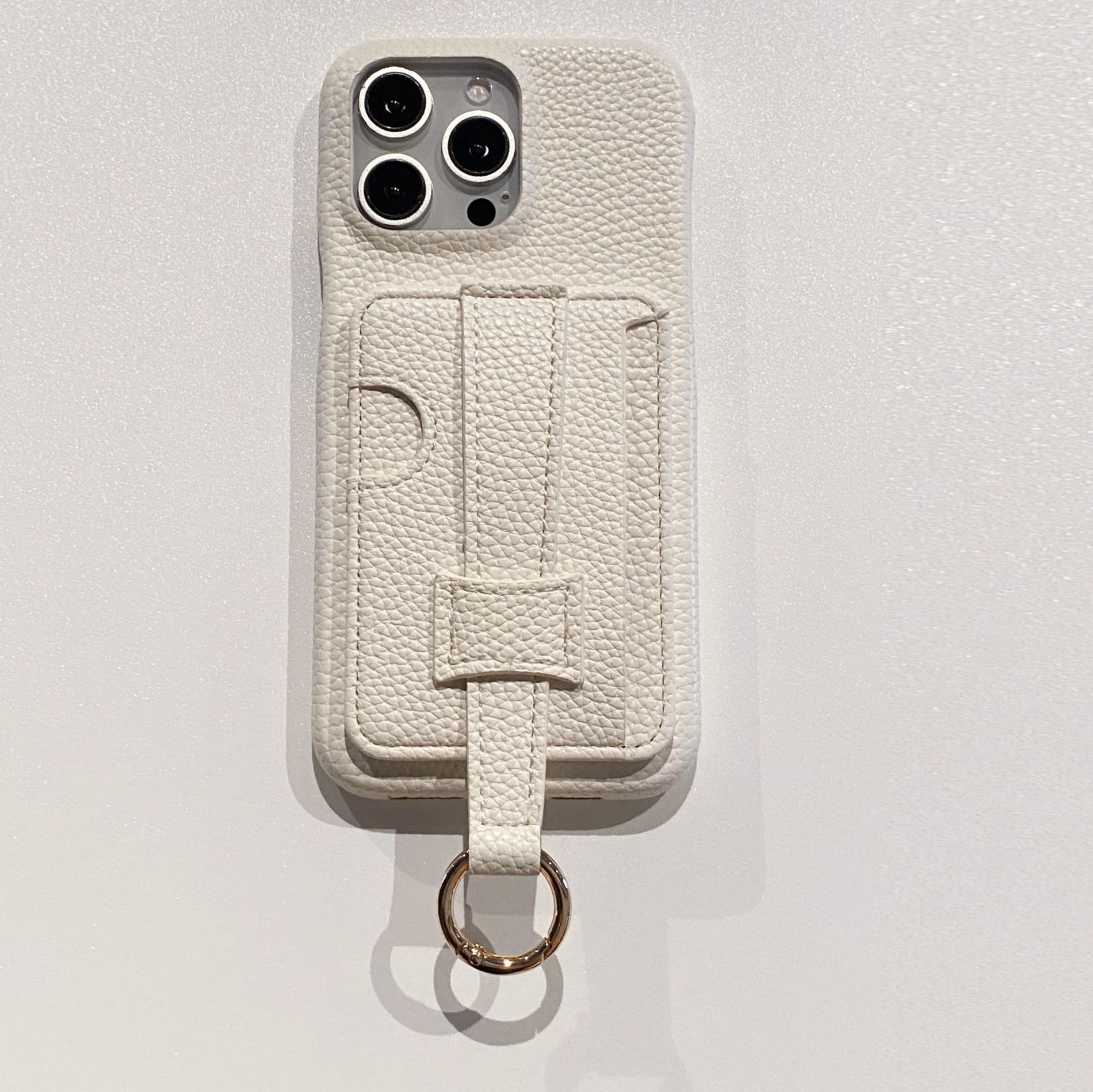 

Luxury PU Leather Wallet Case For iPhone 16 15 14 Plus 13 12 11 Pro Max White Card Holder Wrist Strap Ring Buckle Cover For iPhone 16 Pro