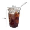 American Latte Coffee Cup Glass Transparent Juice Milk Cup Drinkware Cold Coffee Cup Cocktail Cup