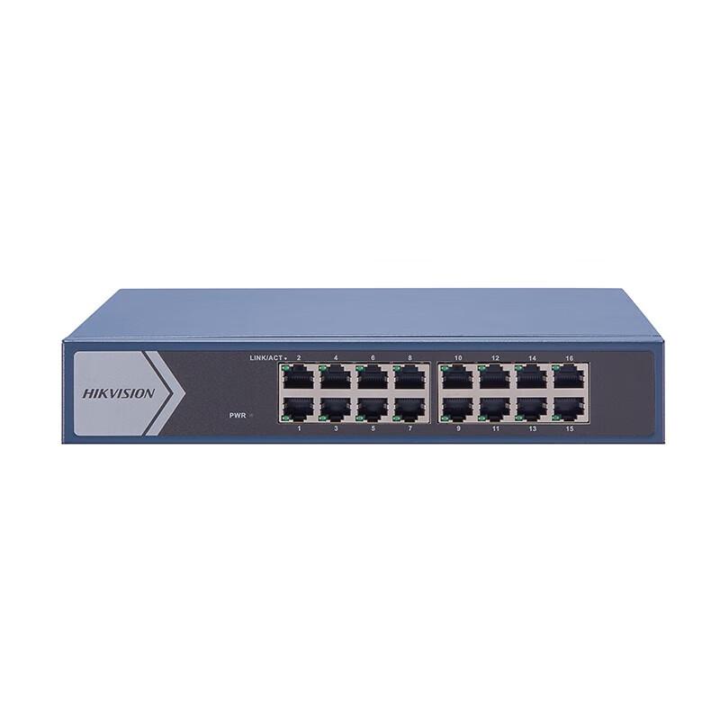 

Hikvision 16-Port Gigabit Lightly Managed Ethernet Switch CN plug (adapter included)