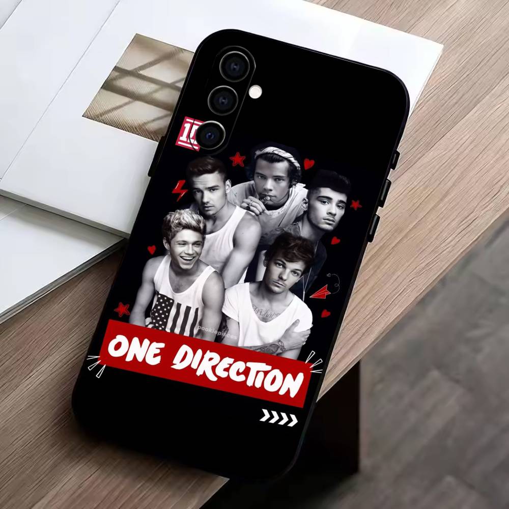 

Band One OD-Direction Phone Case Black Silicone Soft For Samsung Galaxy A73,A72,A71,A70,A53,A52,A51 Samsung a52